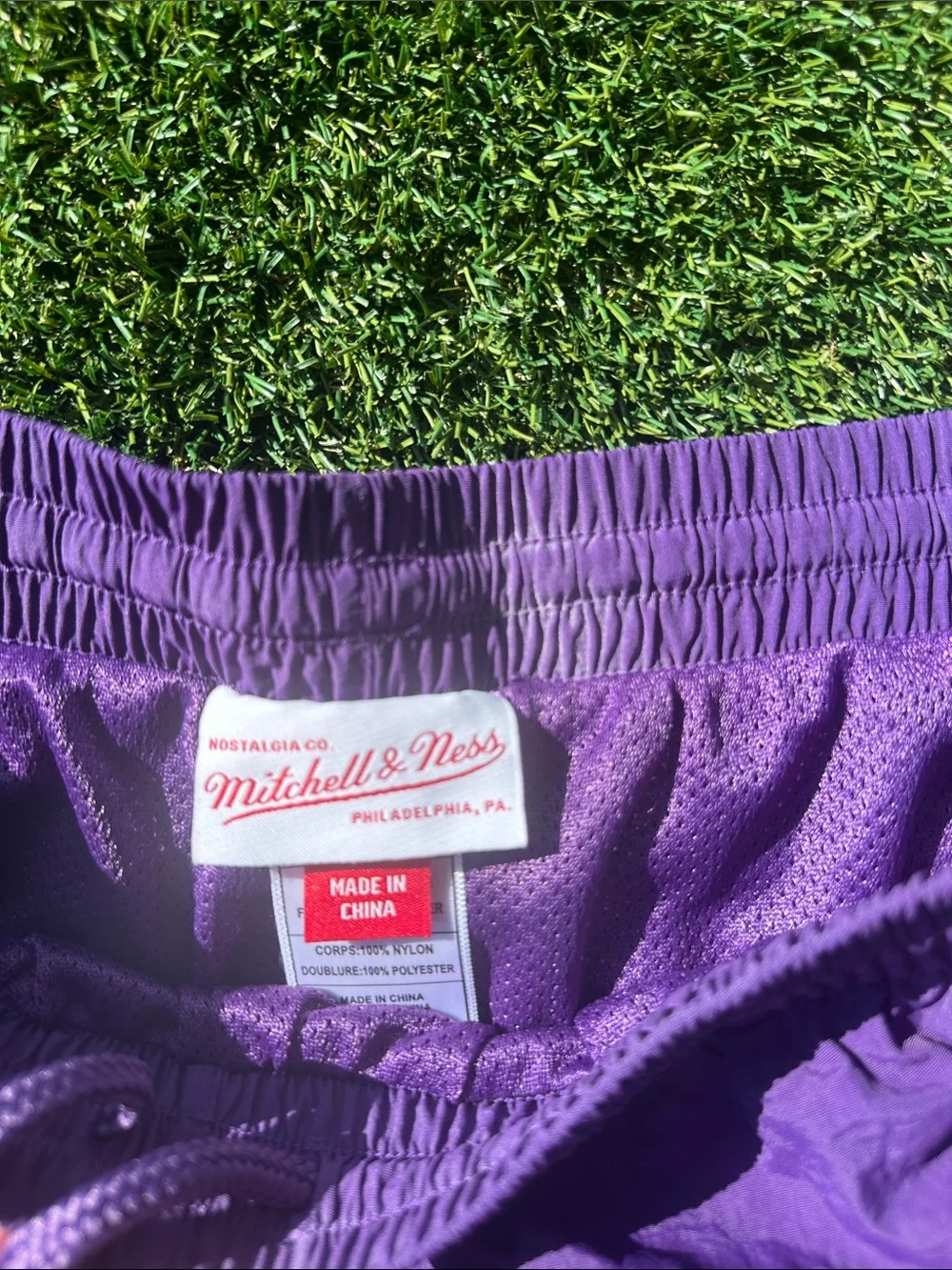 Mitchell & Ness Purple Los Angeles Lakers NBA Champs Shorts